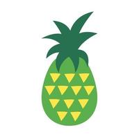 icona di ananas verde vettore