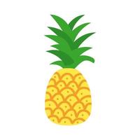 icona disegnata ananas vettore