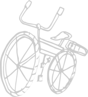 costume bicicletta vettore
