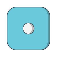 Dice One Vector Icon