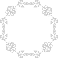 cornice decorativa floreale vettore