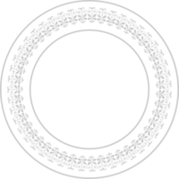 cornice del cerchio della decorazione vettore