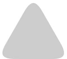 triangolo arrotondato vettore