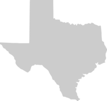 mappa del Texas vettore