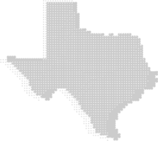 mappa del Texas vettore