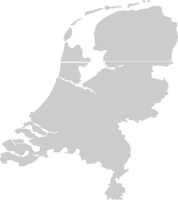 Olanda carta geografica vettore