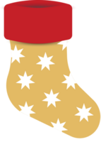 calza di natale decorazione vettore