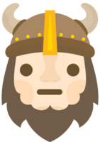 emoji viking neutral vettore