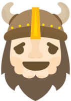 emoji viking ha ricevuto vettore