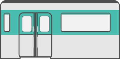 carrozza metropolitana vettore