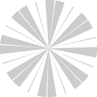 geometrico sunburst vettore