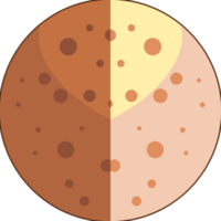 fase lunare vettore