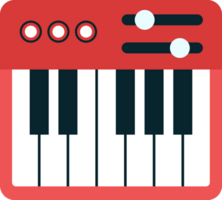 musica midi piano vettore