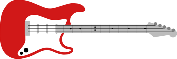 chitarra elettrica vettore