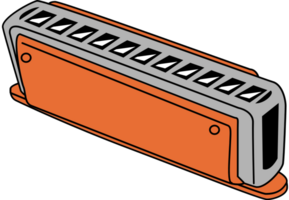 armonica per strumenti musicali vettore