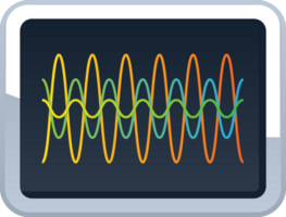 pulsante della barra audio vettore