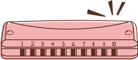 armonica per strumenti musicali vettore