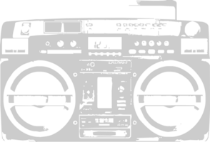 Boombox vettore