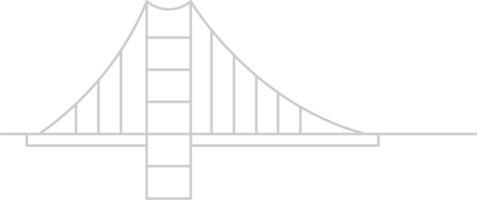 Golden Gate Bridge vettore