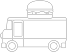 camion di cibo vettore