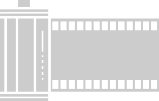 rotolo di pellicola della fotocamera vettore