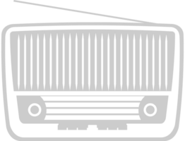 Radio Vintage ▾ schema vettore