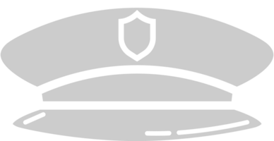 cappello della polizia vettore