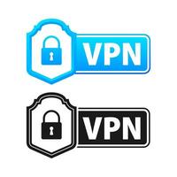 vpn virtuale privato Rete connettività. Internet sicurezza e vita privata vettore