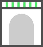 tunnel creativo icona design vettore