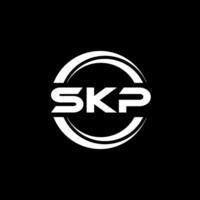 skp lettera logo disegno, ispirazione per un' unico identità. moderno eleganza e creativo design. filigrana il tuo successo con il Impressionante Questo logo. vettore
