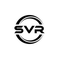 svr lettera logo disegno, ispirazione per un' unico identità. moderno eleganza e creativo design. filigrana il tuo successo con il Impressionante Questo logo. vettore