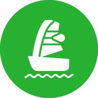 windsurf creativo icona design vettore