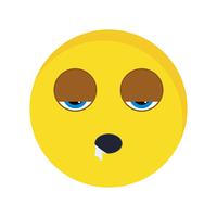 Icona di sonno Emoji vettoriale