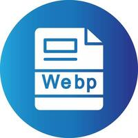 webp creativo icona design vettore