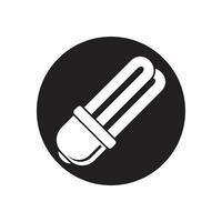 vettore fluorescente bulbi icona logo vettore design modello