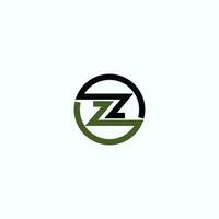 z lettera logo design.z iniziale basato alfabeto icona logo design vettore