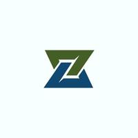 z lettera logo design.z iniziale basato alfabeto icona logo design vettore