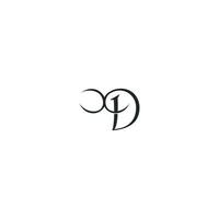 dx, xd, d e X astratto iniziale monogramma lettera alfabeto logo design vettore