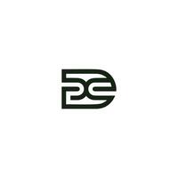 dx, xd, d e X astratto iniziale monogramma lettera alfabeto logo design vettore