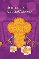 carino dia de los muertos manifesto vettore