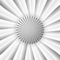 modello con ottico illusione. nero e bianca design. astratto a strisce sfondo. vettore illustrazione