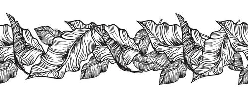 un' decorativo cerchio di rami è evidenziato su un' bianca sfondo. un' modello di le foglie. vettore illustrazione. per natura, eco e design. disegnato a mano impianti, un' telaio per un' cartolina.