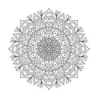 elementi di decorazione d'arte mandala modello circolare vettore