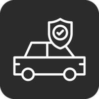 auto sicurezza vettore icona