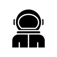 astronauta icona simbolo vettore modello