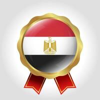 creativo Egitto bandiera etichetta vettore design