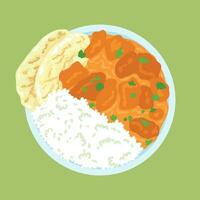 tikka masala vettore illustrazione