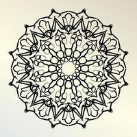 mandala elemento vettoriale ornamento rotondo decorazione