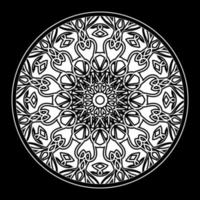 elementi di decorazione d'arte mandala modello circolare vettore