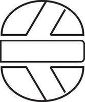 schema iniziale lettera logo vettore elemento